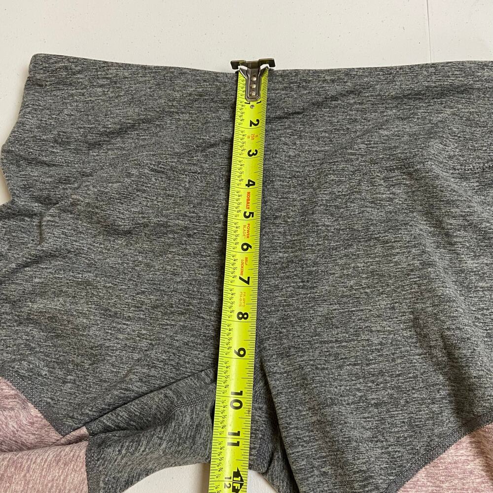 Tangerine Women's Gray Pink Athleisure Yoga Activewear Ankle Leggings Size Large - Picture 8 of 10